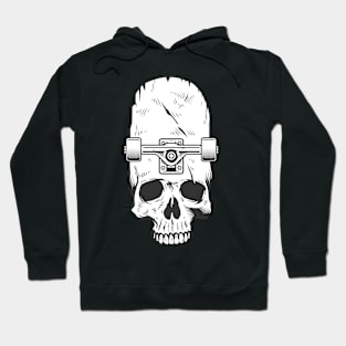 skateboarding skeleton Hoodie